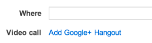Permanent Google Hangout Step 2: Add Hangout