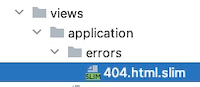 The 404 partial we will be using